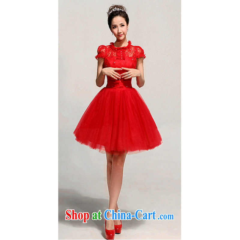 Still, 12,014 new erase chest lace package shoulder flowers knee sister bridesmaid dresses small Al 00,269 red XXL, it's a, and shopping on the Internet