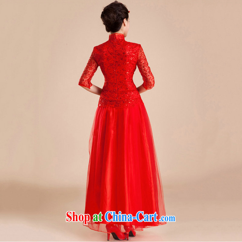 There's a new paragraph 2014 serving toast wedding antique wedding dresses bridal wedding Al 00,261 red XXL, it's a, and shopping on the Internet
