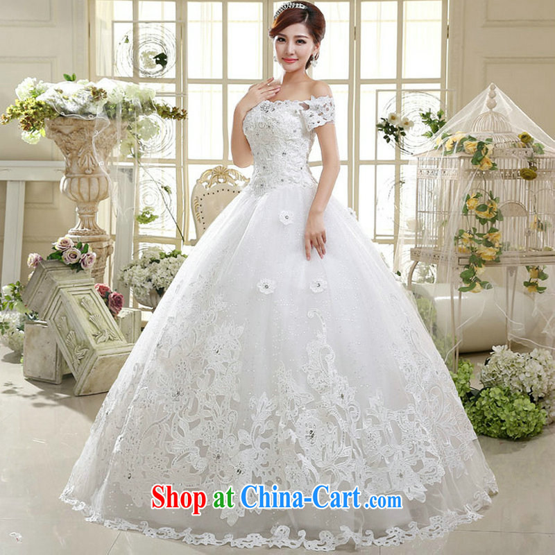 There's a new paragraph 2014 tie-in with the Field shoulder shaggy skirts bridal Princess wedding Al 00,306 white XL, yet, and that, on-line shopping