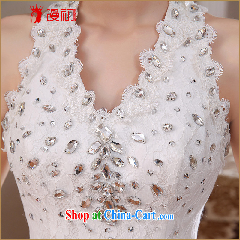 Early definition is also wedding dresses new 2015 diamond jewelry flowers with strap wedding V-neck bridal the wedding white XXL, diffuse, and shopping on the Internet