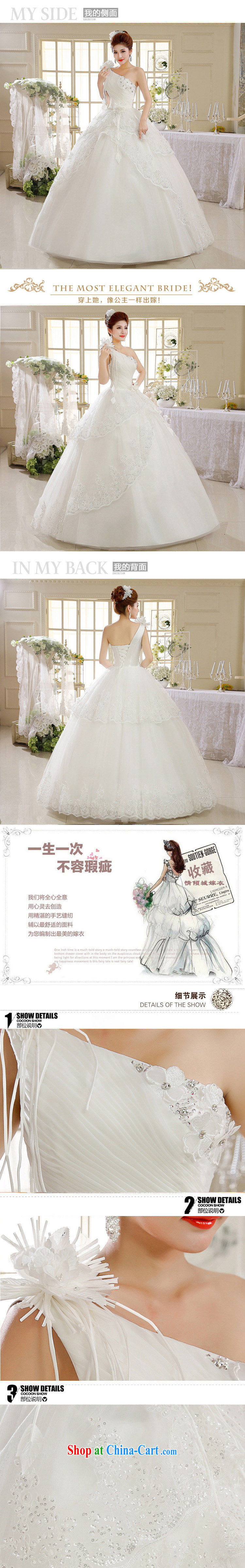 Still, 12,014 new single shoulder white lace female Korean style with retro spring wedding dress Al 00,296 white XXL pictures, price, brand platters! Elections are good character, the national distribution, so why buy now enjoy more preferential! Health