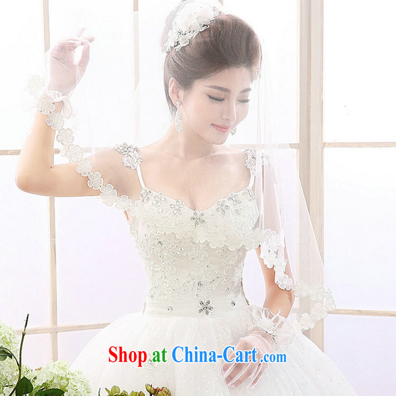 Still, 12,014 lace flash drill shoulder strap with skirts Princess bridal wedding dresses Al 00,293 white XXL, it's a, and shopping on the Internet
