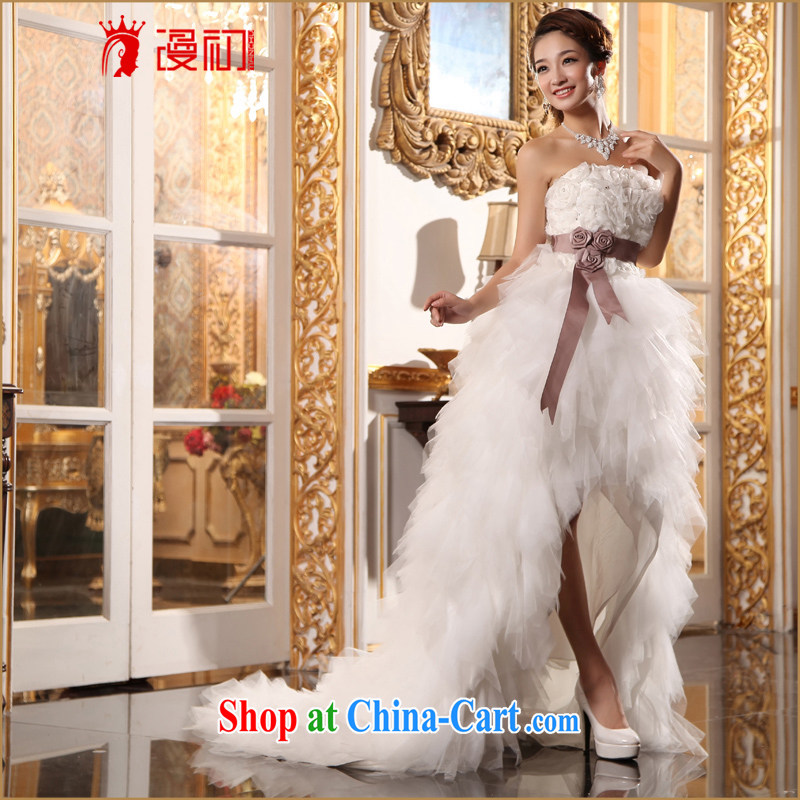 Early definition wedding dresses new 2015 Korean sweet Mary Magdalene Princess chest short before long small tail marriages wedding white. Contact Customer Service, early definition, shopping on the Internet