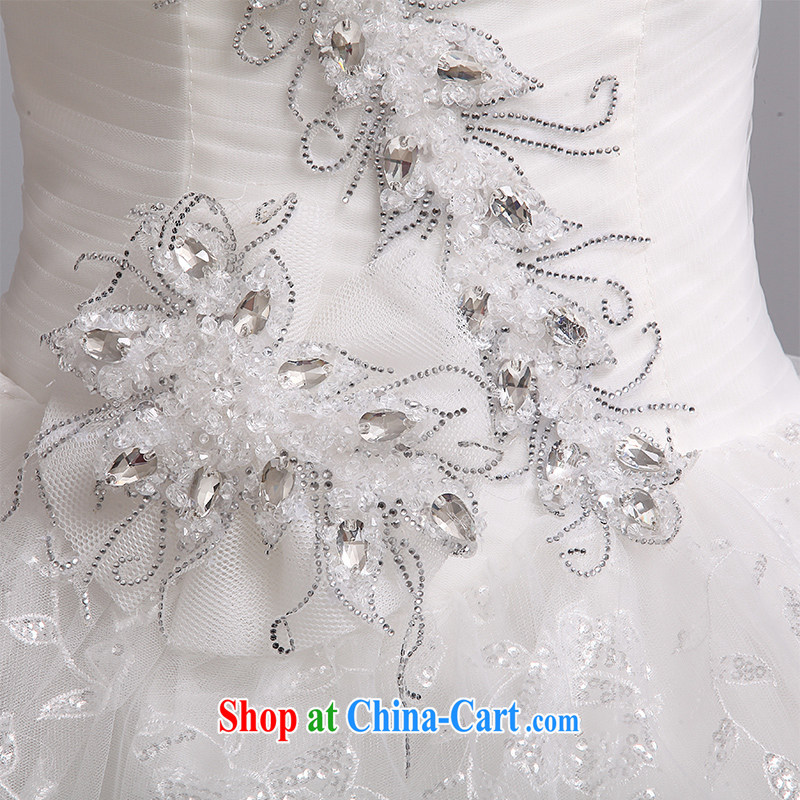 Hi Ka-hi wedding dresses 2014 new sense of the shoulder with a strap marriages and stylish Korean wedding J 021 white XXL, Hi Ka-hi, shopping on the Internet