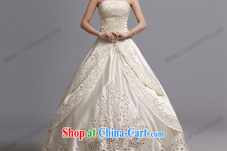 Hi Ka-hi wedding dresses 2014 new Korean version wiped his chest to tie wedding bridal marriage wedding J 020 m yellow XXL pictures, price, brand platters! Elections are good character, the national distribution, so why buy now enjoy more preferential! Health