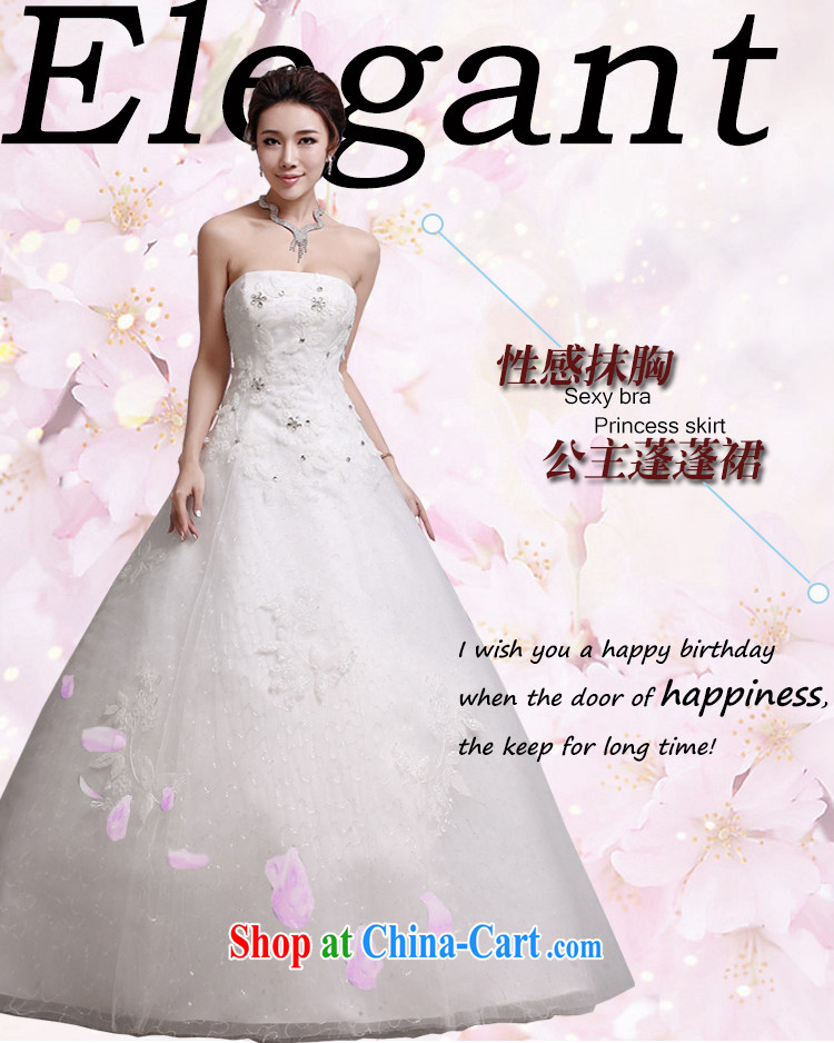 Hi Ka-hi wedding dresses 2014 new Korean version wiped his chest and tied with marriages wedding J 019 white XXL pictures, price, brand platters! Elections are good character, the national distribution, so why buy now enjoy more preferential! Health