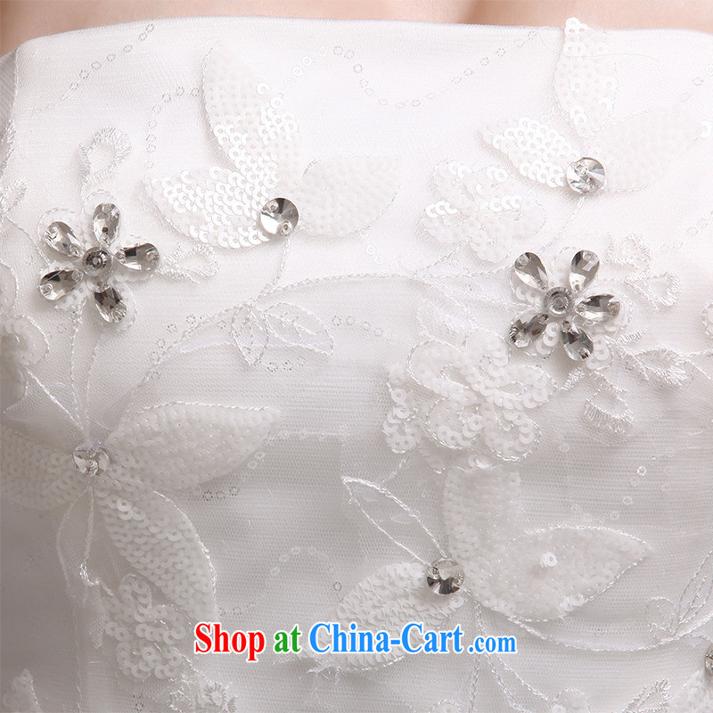Hi Ka-hi wedding dresses 2014 new Korean version wiped his chest to bind with marriages wedding J 019 white XXL, Hi Ka-hi, shopping on the Internet