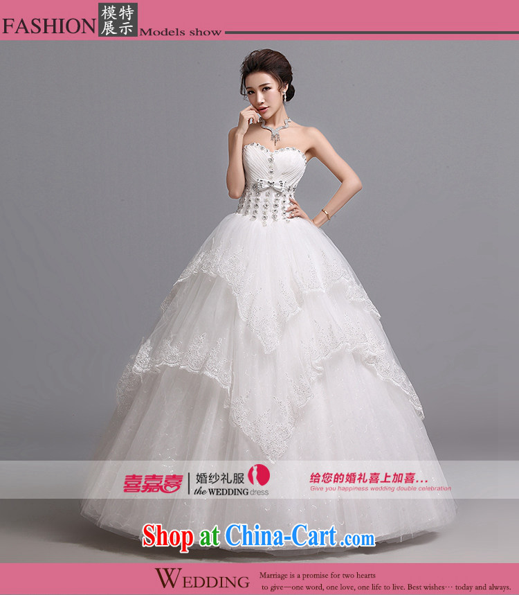 Hi Ka-hi wedding dresses 2014 new Korean version wiped his chest and tied with marriages wedding J 016 white XXL pictures, price, brand platters! Elections are good character, the national distribution, so why buy now enjoy more preferential! Health