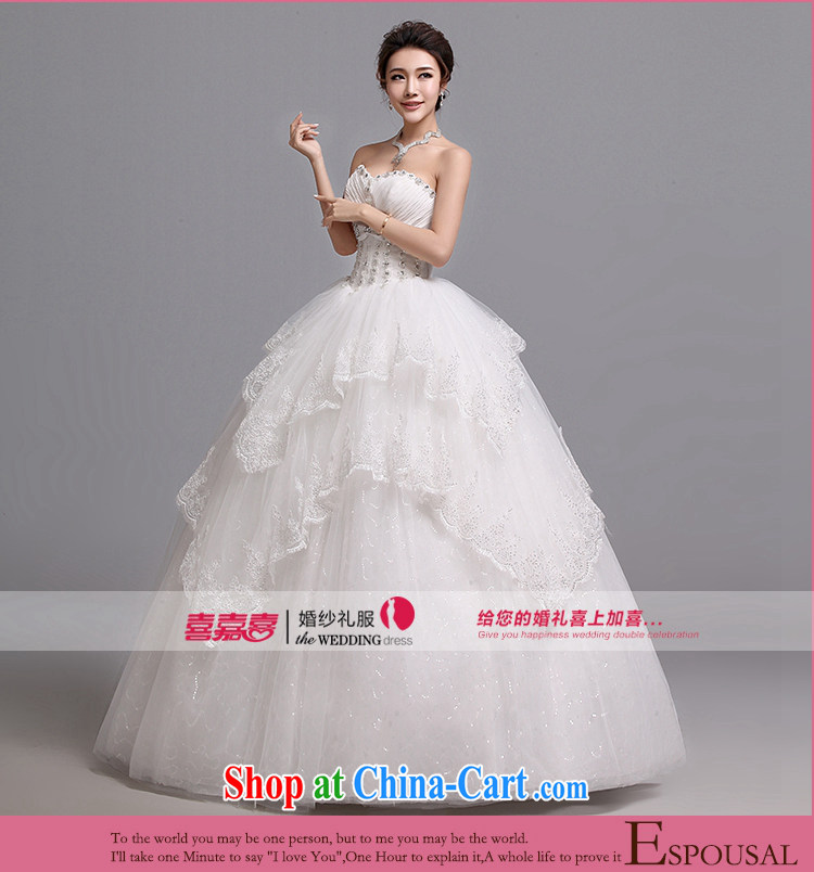 Hi Ka-hi wedding dresses 2014 new Korean version wiped his chest and tied with marriages wedding J 016 white XXL pictures, price, brand platters! Elections are good character, the national distribution, so why buy now enjoy more preferential! Health