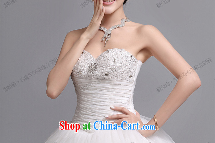 Hi Ka-hi wedding dresses 2014 new Korean version wiped his chest and tied with marriages wedding J 015 white XXL pictures, price, brand platters! Elections are good character, the national distribution, so why buy now enjoy more preferential! Health