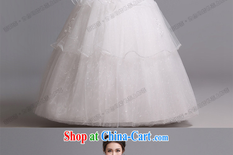 Hi Ka-hi wedding dresses 2014 new Korean version wiped his chest and tied with marriages wedding J 015 white XXL pictures, price, brand platters! Elections are good character, the national distribution, so why buy now enjoy more preferential! Health