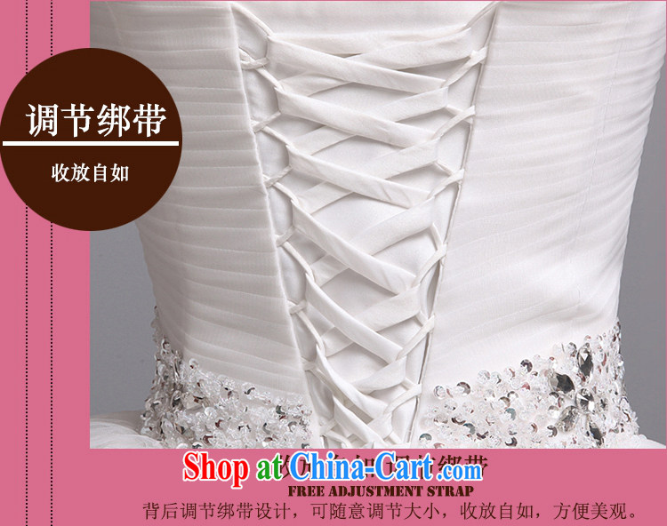 Hi Ka-hi wedding dresses 2014 new Korean version wiped his chest and tied with luxury water drilling lace 4 quarter J paragraph 012 white XXL pictures, price, brand platters! Elections are good character, the national distribution, so why buy now enjoy more preferential! Health
