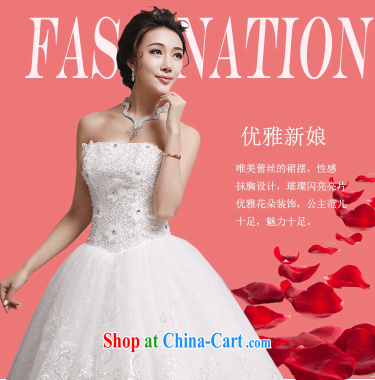 Hi Ka-hi wedding dresses 2014 new Korean version wiped his chest and tied with marriages wedding J 010 white XXL pictures, price, brand platters! Elections are good character, the national distribution, so why buy now enjoy more preferential! Health