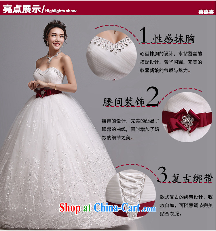Hi Ka-hi wedding dresses 2014 new Korean version wiped his chest and tied with marriages graphics thin wedding J 009 white XXL pictures, price, brand platters! Elections are good character, the national distribution, so why buy now enjoy more preferential! Health