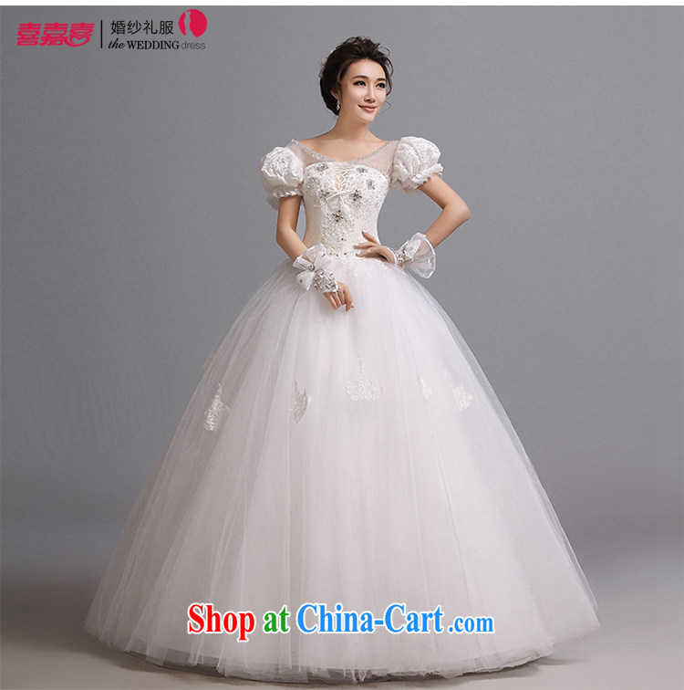 Hi, HI wedding dresses 2015 new retro Palace Princess cuff straps shaggy dress flare bridal package shoulder wedding J 005 white XXL pictures, price, brand platters! Elections are good character, the national distribution, so why buy now enjoy more preferential! Health