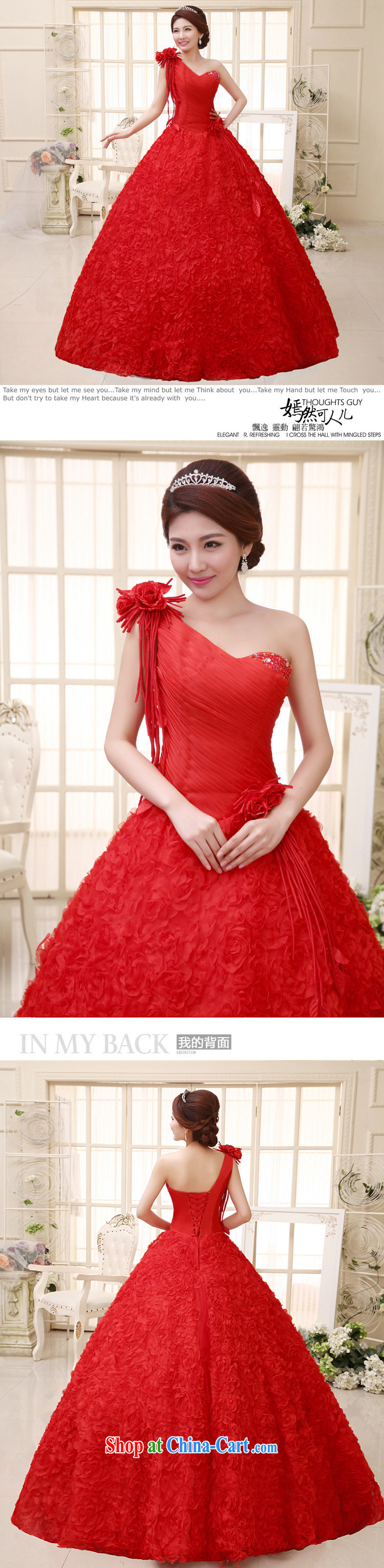 Still, 12,014 Korean brides back exposed straps click wedding dresses flowers new Al 00,317 red XL pictures, price, brand platters! Elections are good character, the national distribution, so why buy now enjoy more preferential! Health