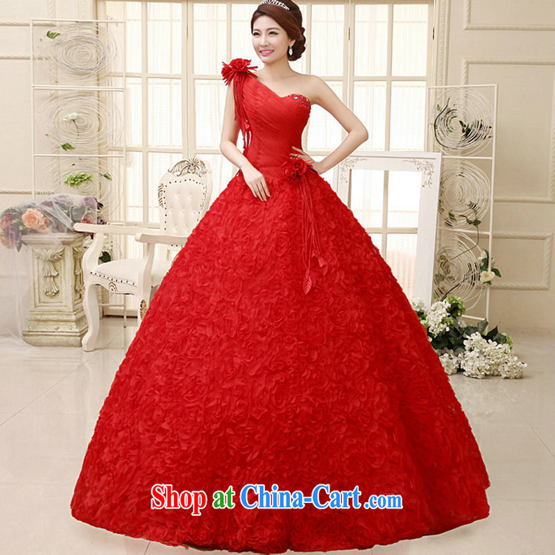 Still, 12,014 Korean brides back exposed straps click wedding dresses flowers new Al 00,317 red XL, yet, and that, on-line shopping