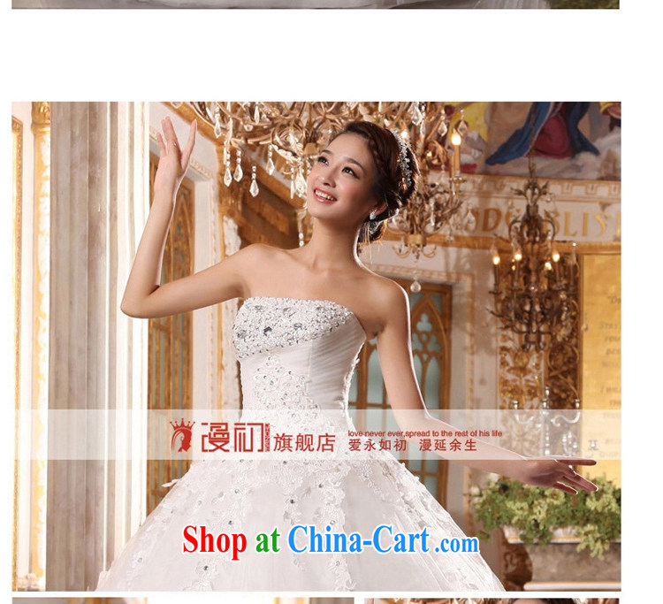 Early definition 2015 new Korean brides with wedding wiped his chest, Princess wedding sweet white wedding white XXL pictures, price, brand platters! Elections are good character, the national distribution, so why buy now enjoy more preferential! Health