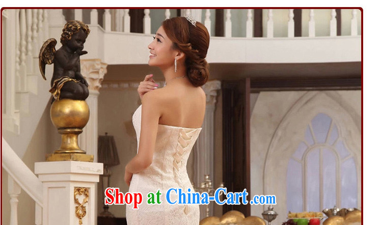 Early definition bridal wedding dresses new 2015 small tail Princess wedding erase chest high lace small tail wedding white XXL pictures, price, brand platters! Elections are good character, the national distribution, so why buy now enjoy more preferential! Health