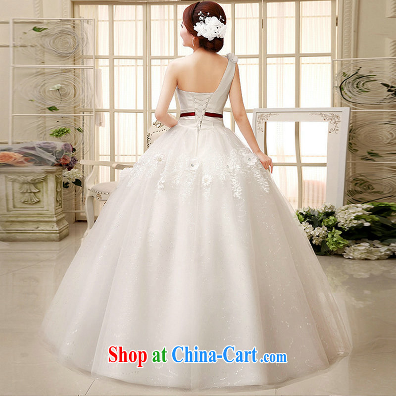 Still, 12,014 new wedding dresses, shoulder shaggy dress stylish manually align with flowers, wedding Al 00,319 white XXL, yet, and that, on-line shopping