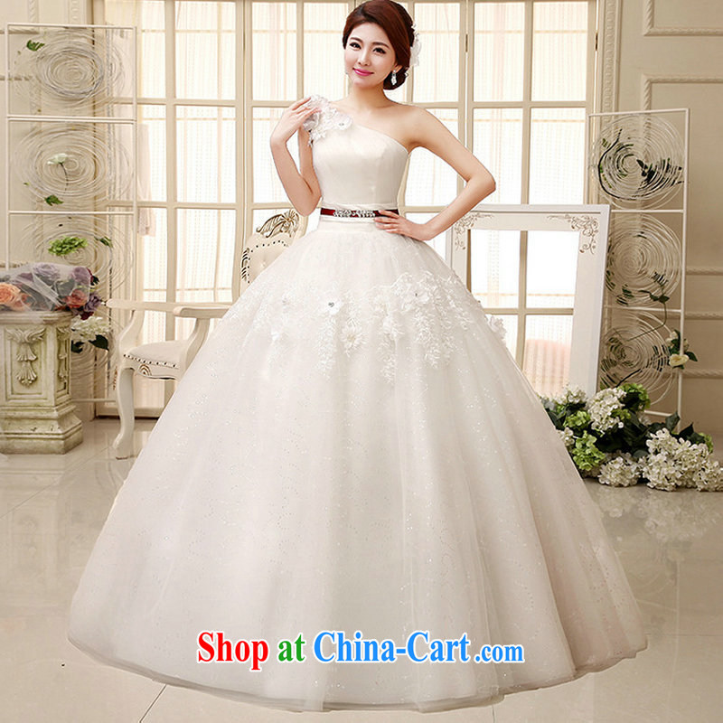 Still, 12,014 new wedding dresses, shoulder shaggy dress stylish manually align with flowers, wedding Al 00,319 white XXL, yet, and that, on-line shopping