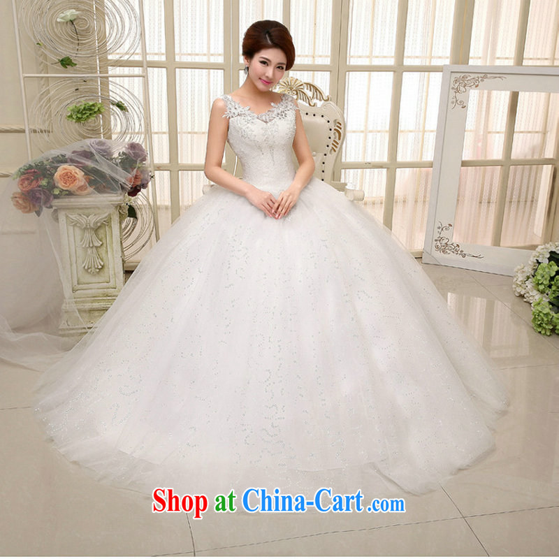 Still, 12,014 new bridal wedding dresses fine lace Openwork package shoulder luxury wedding dresses Al 00,320 white XXL, there is, and that, on-line shopping