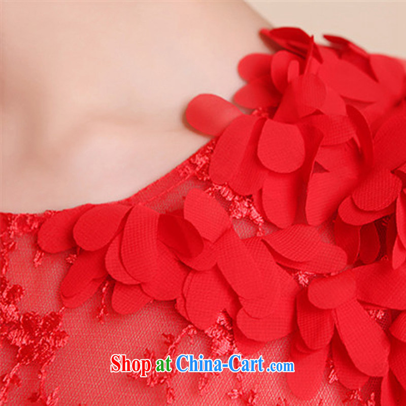The Chronicles of Narnia 2015 marriages, short bows serving red cheongsam Dinner hosted small dress double-shoulder lace bridesmaid clothing Red N 15 - 004 XXL, the Chronicles of Narnia, narnia), shopping on the Internet