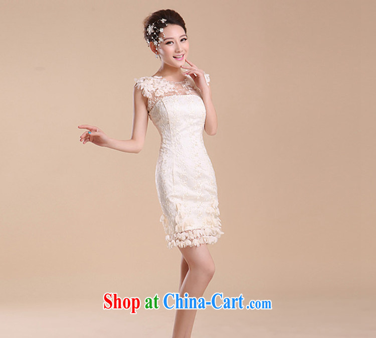 The new 2015 sexy shoulders wedding bridesmaid dress uniform Openwork lace bare chest small dress wedding dresses white XXL pictures, price, brand platters! Elections are good character, the national distribution, so why buy now enjoy more preferential! Health