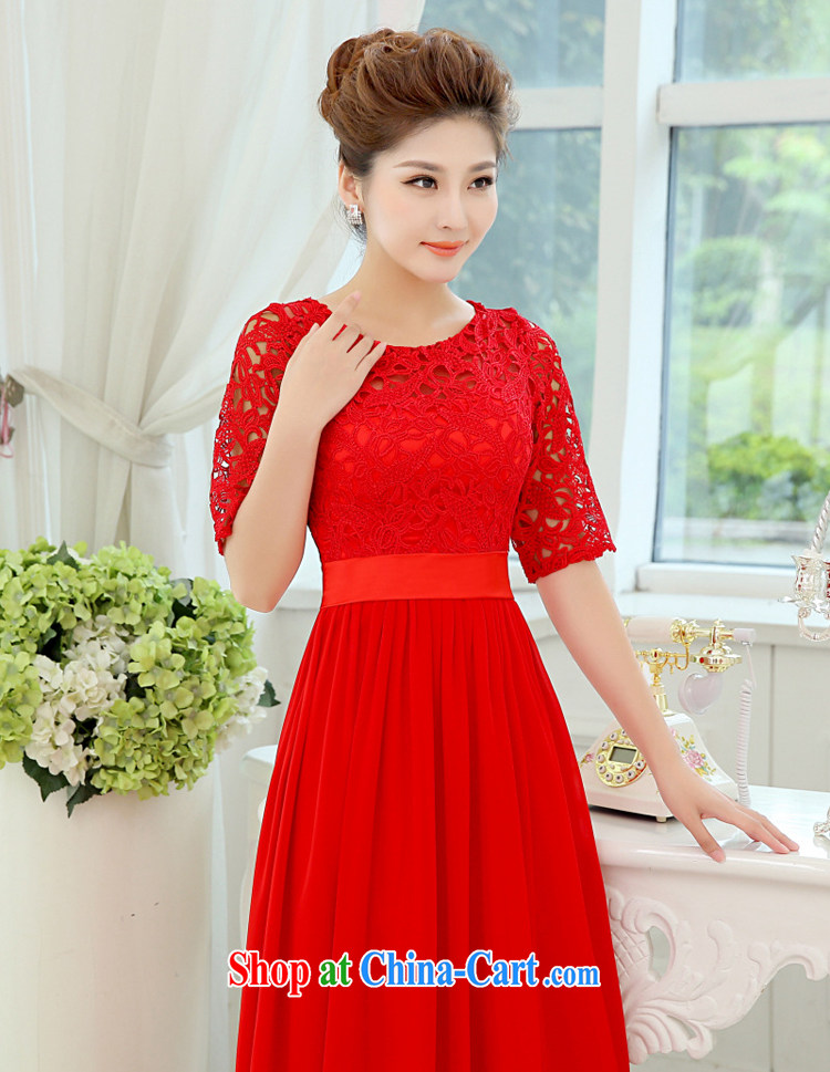 The Chronicles of Narnia 2015 new marriages red evening dress long serving toast beauty lace wedding dress red XXL pictures, price, brand platters! Elections are good character, the national distribution, so why buy now enjoy more preferential! Health