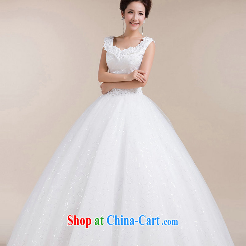 There is a Korean version with shaggy dress retro bridal wedding dresses waist stylish and simple wedding dresses XS 1302 white XXL, there is a , , , shopping on the Internet