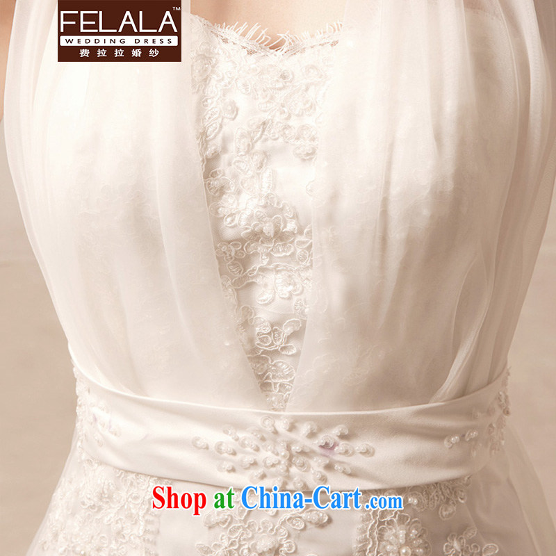 Ferrara new stylish, mount also wedding dresses 2015 tail graphics thin bridal crowsfoot lace wedding XL (2 feet 2), Ferrara wedding (FELALA), shopping on the Internet