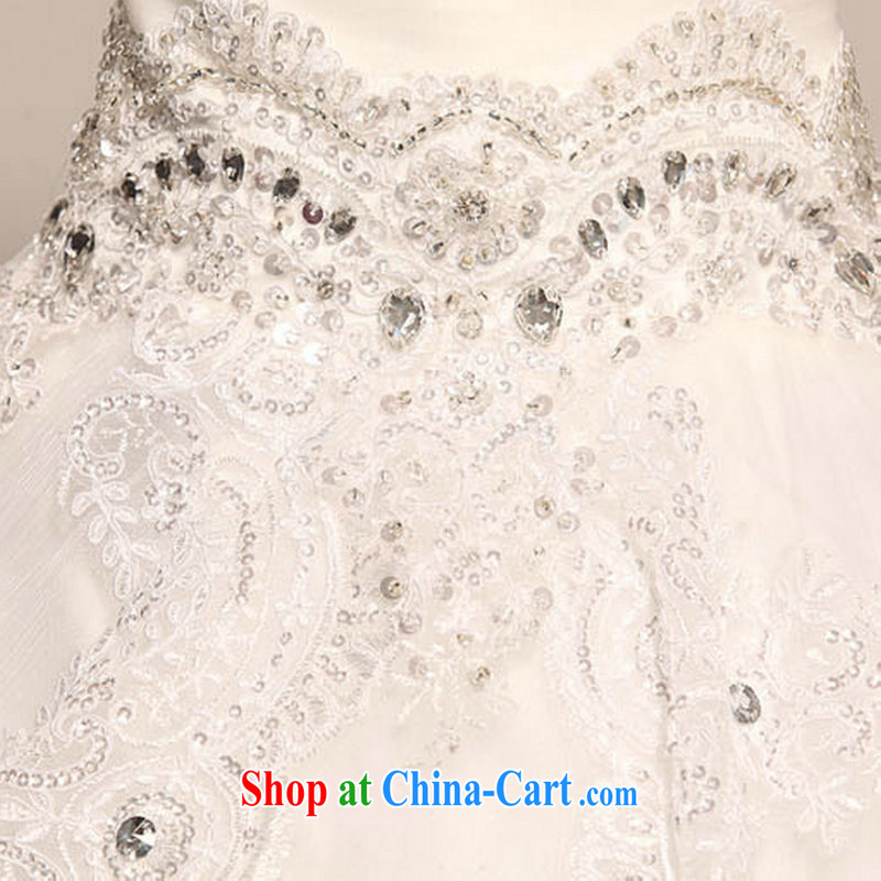 Still, 12,014 new, decorated with bare chest lace elegant pregnant women high waist royal wedding dresses XS 8708 white XXL, yet, and that, on-line shopping