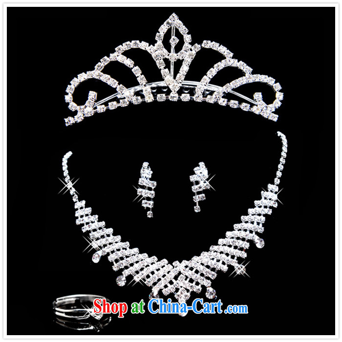 A good service is amazing, bridal water Drill Set chain necklace jewelry ring Crown 4-Piece white pictures, price, brand platters! Elections are good character, the national distribution, so why buy now enjoy more preferential! Health
