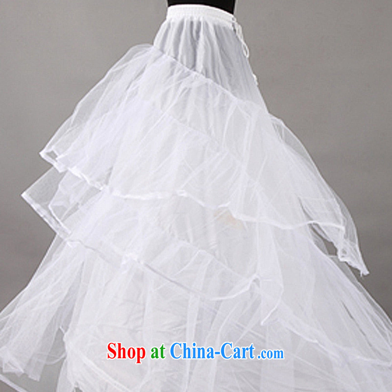 Early definition 2015 new wedding dresses wedding accessories wedding steel ring skirt stretch-tail wedding dedicated skirt stays white, code, diffuse, and shopping on the Internet
