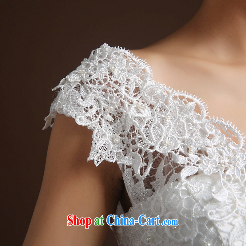 Qi wei summer 2015 new wedding dresses shoulders with strap wedding Princess shaggy dress bridal wedding dress video thin wedding dress white XL, Qi wei (QI WAVE), online shopping