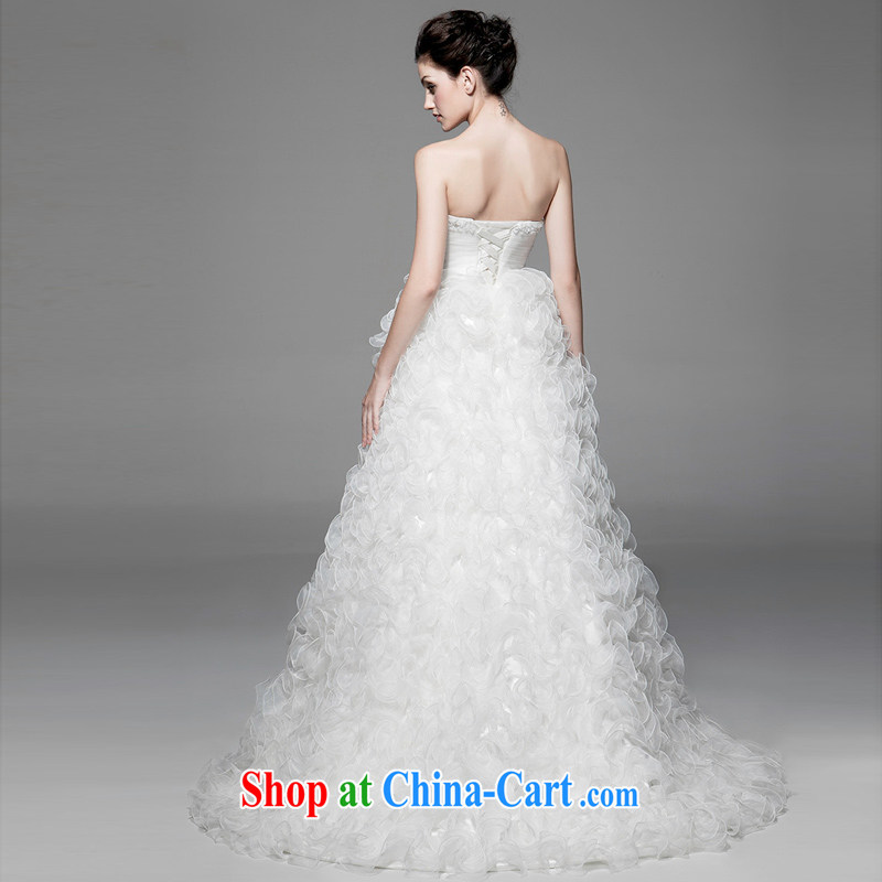 A yarn wedding dresses autumn new Korean wiped his chest after a long removable tail wedding NW 31,002 white XL code 30 days pre-sale, a yarn, shopping on the Internet
