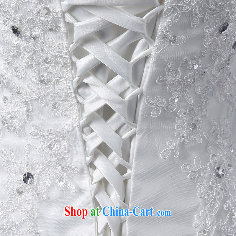 Qi wei summer 2015 new wedding dresses bare chest A Field dress bridal wedding white with strap wedding dress stylish graphics thin white perfect beauty edition B M, Qi wei (QI WAVE), online shopping