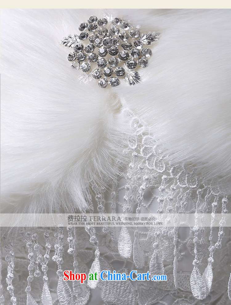 Ferrara elegant lace flow, widen thick white water drilling hair shawl bridal winter wedding long shawl pictures, price, brand platters! Elections are good character, the national distribution, so why buy now enjoy more preferential! Health