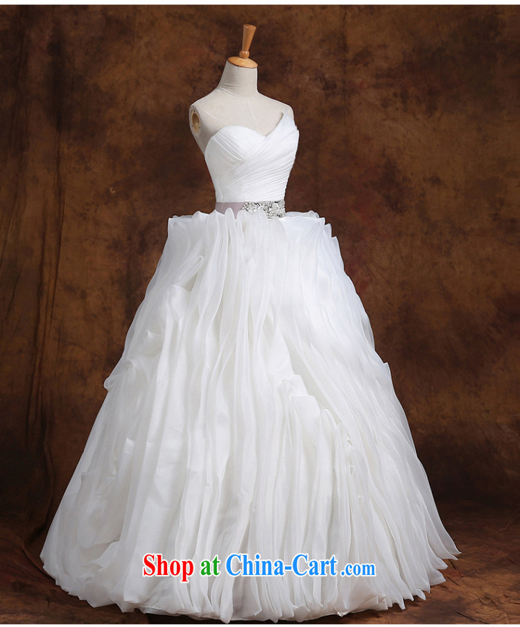 Qi wei wedding dresses summer 2015 new Korean white with wood drill wiped chest bridal straps graphics thin large code wedding white customization the $50 pictures, price, brand platters! Elections are good character, the national distribution, so why buy now enjoy more preferential! Health