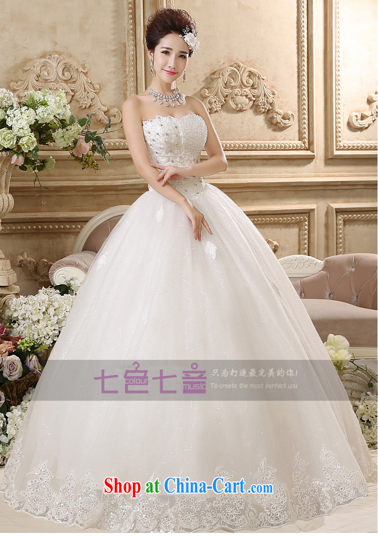 7 color 7 tone Korean version 2015 new Princess large, cultivating graphics thin heart wipe his chest, wedding H 042 white tailored (final) pictures, price, brand platters! Elections are good character, the national distribution, so why buy now enjoy more preferential! Health
