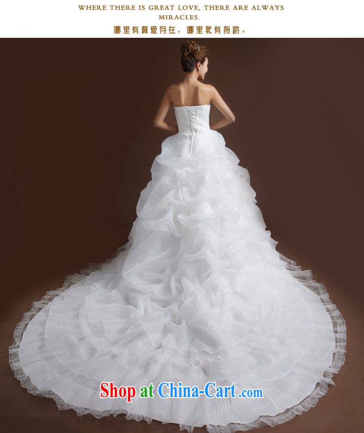 Qi wei summer 2015 new wedding dresses stylish Mary Magdalene antique chest strap wedding Princess large tail shaggy wedding dresses skirt white XL pictures, price, brand platters! Elections are good character, the national distribution, so why buy now enjoy more preferential! Health