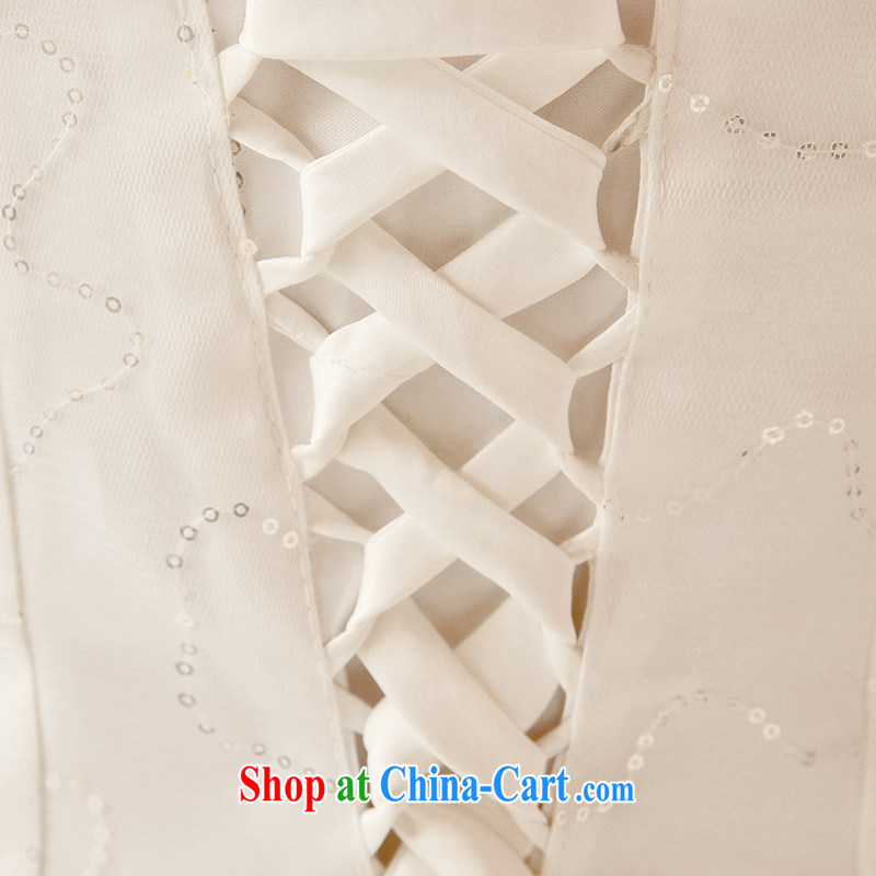 Qi wei wedding dresses 2015 new summer fashion wiped his chest, wedding dresses bridal lace white binding with shaggy dress wedding dresses white XL, Qi wei (QI WAVE), online shopping