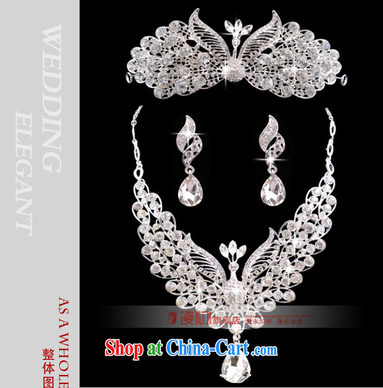 Early definition drilling water Pearl bridal Crown hair jewelry necklace earrings 3-Piece Assembly wedding dresses and jewelry-jewelry pictures, price, brand platters! Elections are good character, the national distribution, so why buy now enjoy more preferential! Health