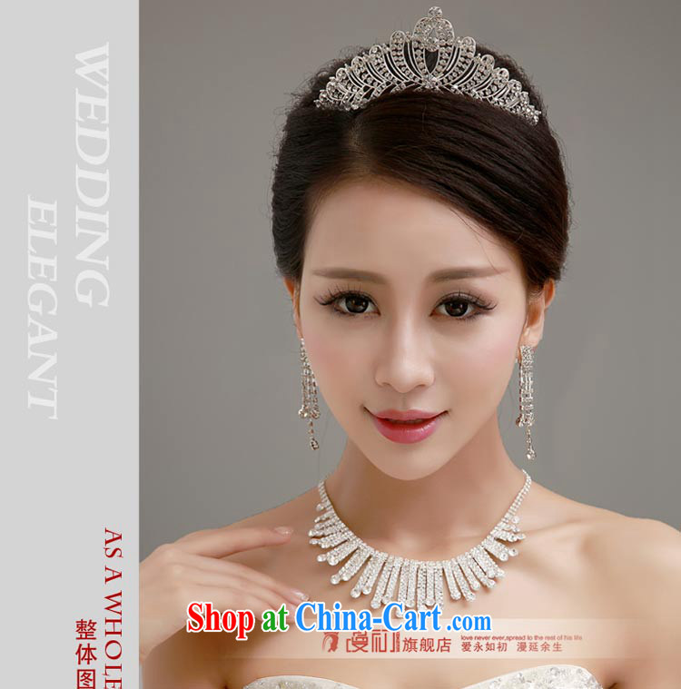 Early definition 2015 new wedding jewelry bridal wedding Crown necklace ear fall 3 piece standard wedding accessories pictures, price, brand platters! Elections are good character, the national distribution, so why buy now enjoy more preferential! Health