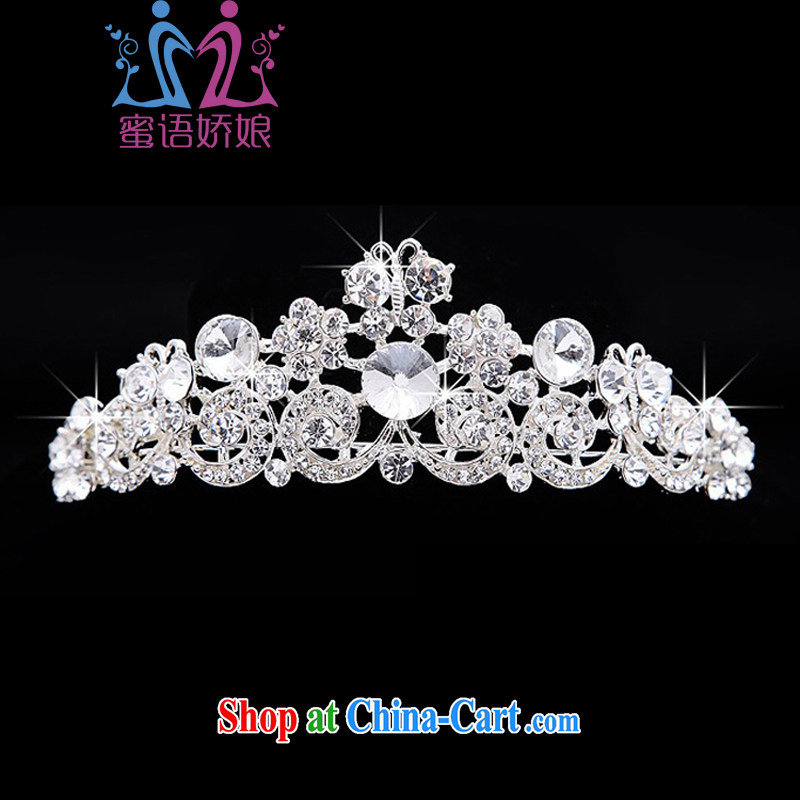 Honey, bride Korean bridal jewelry Crown water drilling wedding accessories bridal and wedding jewelry
