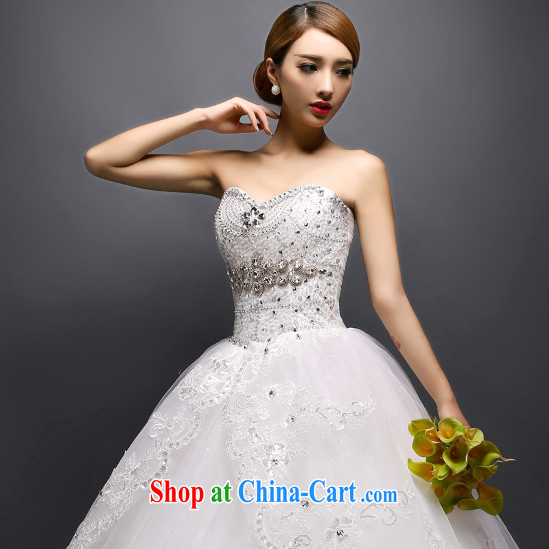 Love Life 2015 new Korean wood drill wiped chest strap wedding retro-beauty sense wedding white XXL, love life, and shopping on the Internet