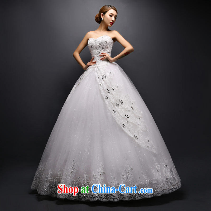Love Life 2015 new Korean video thin lace bridal wiped his chest wedding canopy skirts wedding white XXL, love life, and shopping on the Internet