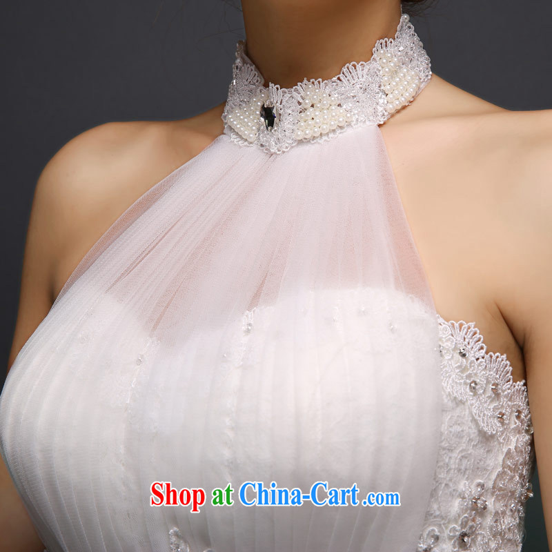 Love Life 2015 new wedding dress Korean fashion is also tail wedding lace-up waist straps cultivating crowsfoot white XS, love life, and shopping on the Internet