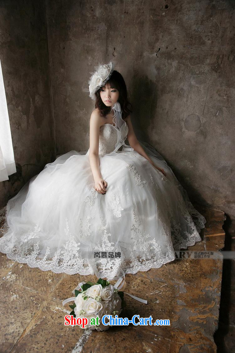 LAURELMARY sponsors the 2015 new Korean stylish and elegant heart-shaped bare chest lace-up waist graphics thin A swing-tail shaggy dress bridal wedding White (picture) Custom size (please contact Customer Service) pictures, price, brand platters! Elections are good character, the national distribution, so why buy now enjoy more preferential! Health