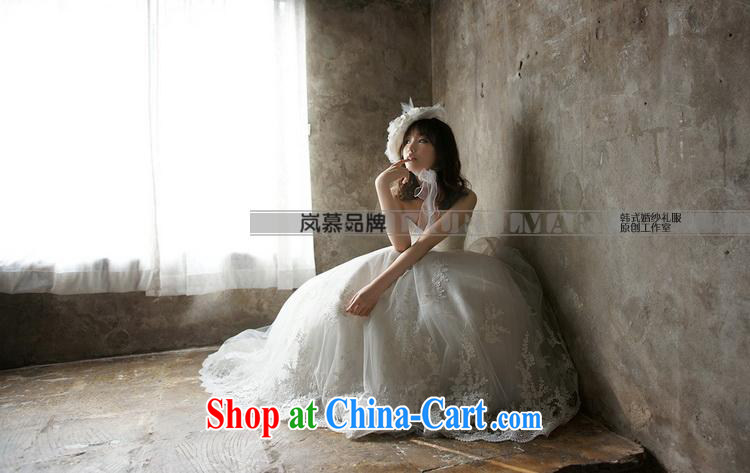 LAURELMARY sponsors the 2015 new Korean stylish and elegant heart-shaped bare chest lace-up waist graphics thin A swing-tail shaggy dress bridal wedding White (picture) Custom size (please contact Customer Service) pictures, price, brand platters! Elections are good character, the national distribution, so why buy now enjoy more preferential! Health